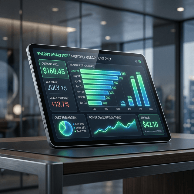 Energy Bill Analysis Dashboard